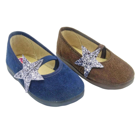 manoletina de serratex con adorno de estrella