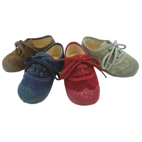 blucher de serratex con pala vega y suela de goma para niño