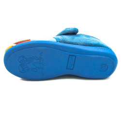 zapatilla de casa para niño con dibujo super heroe y suela de caucho