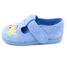zapatilla de casa de toalla para niño con suela de goma