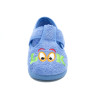 zapatilla de casa de toalla para niño con suela de goma