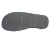 P71/9 zapatilla de casa negra para chico de toalla con la puntera abierta