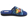 zapatilla para cadete de toalla y con suela microporosa