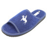 zapatilla de casa de toalla para caballero de suela de eva