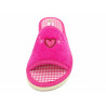 zapatilla de casa para mujer de toalla con planta de vichy y suela microporosa