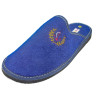 zapatilla de caballero de toalla con corona