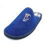 zapatilla de casa de caballero de toalla con un bordado de caballo