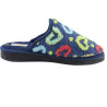 zapatilla de casa para mujer con estampado