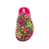 zapatilla de casa para señora con estampado y suela de eva