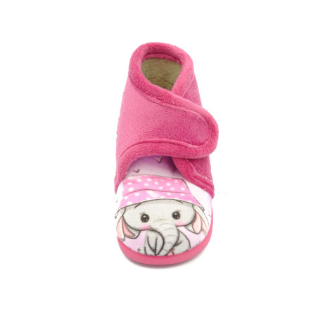 zapatilla de casa para niña-bebe con suela de caucho