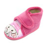zapatilla de casa para niña-bebe con suela de caucho
