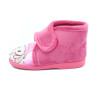 zapatilla de casa para niña-bebe con suela de caucho