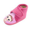 zapatillas de casa para bebe-niña con suela de caucho