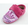 zapatilla de casa para niña con suela de caucho
