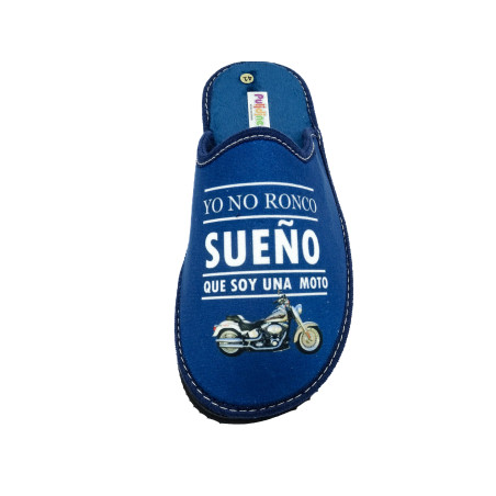 zapatilla de casa para caballero muy divertida si ronca