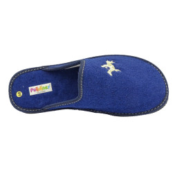 zapatilla de caballero para casa de rizo