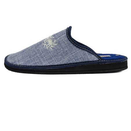 Zapatilla de casa para caballero de rizo
