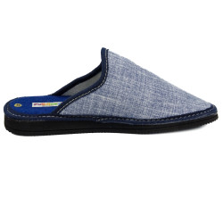 Zapatilla de casa para caballero de rizo